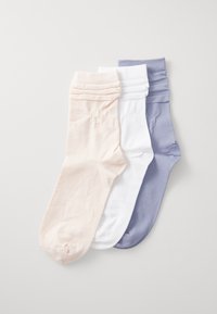 COLLECTIVE POWER MID-CUT CREW LENGTH 3 PAIRS - Socks - alumina/white/wonder quartz