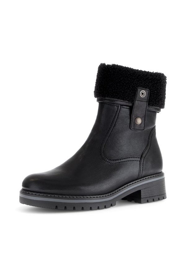 Snowboot/Winterstiefel - schwarz webl