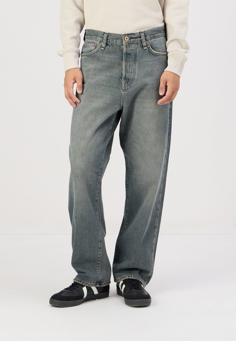Jack & Jones JJIALEX JJCOOPER - Vaqueros baggy - black denim
