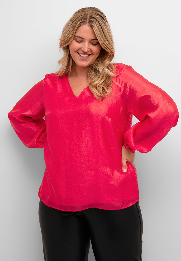 Kaffe Curve Blouse donkerroze