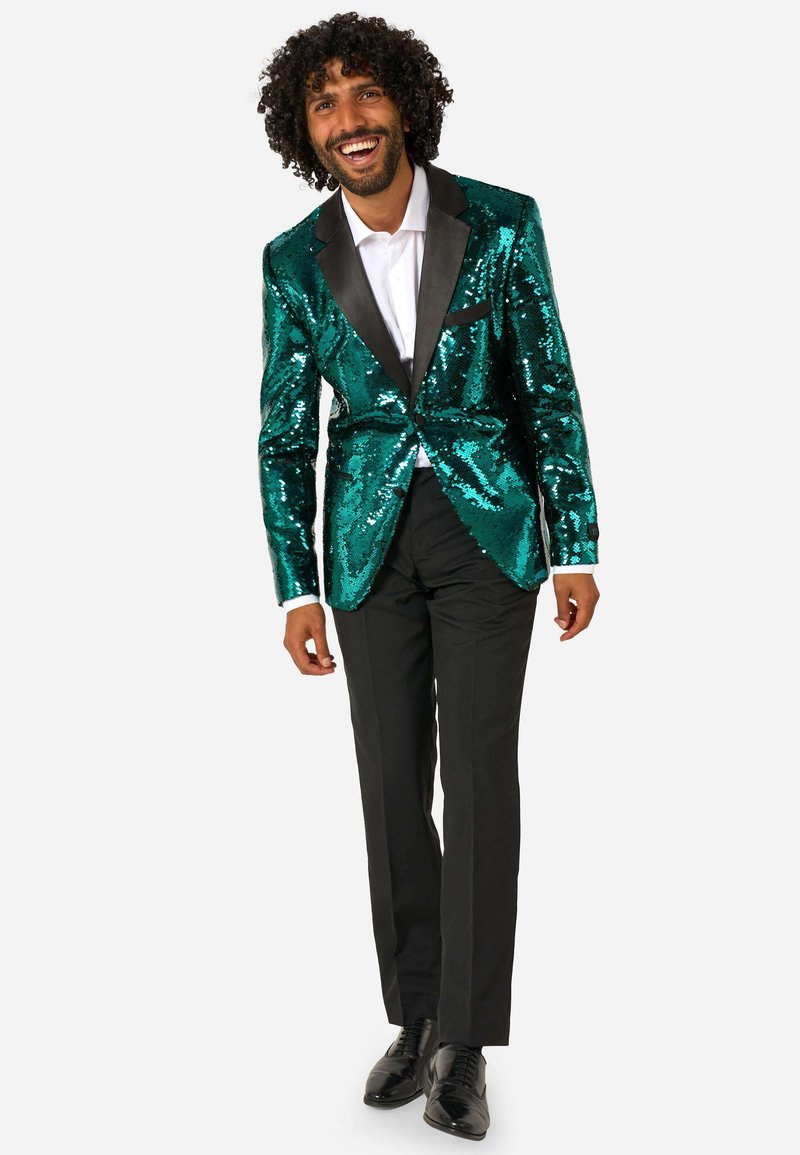 OppoSuits SEQUINS - Blazer jacket - turquoise - Zalando.ie