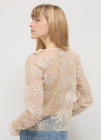 Calliope ROUCHES - Bluse - crema