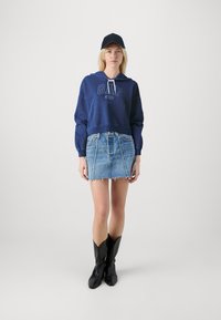 GAP CROPPED - Sweatshirt - medium indigo