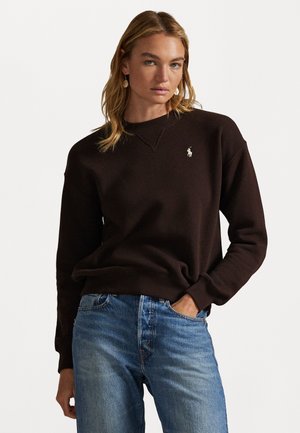 FLEECE CREWNECK - Felpa - circuit brown