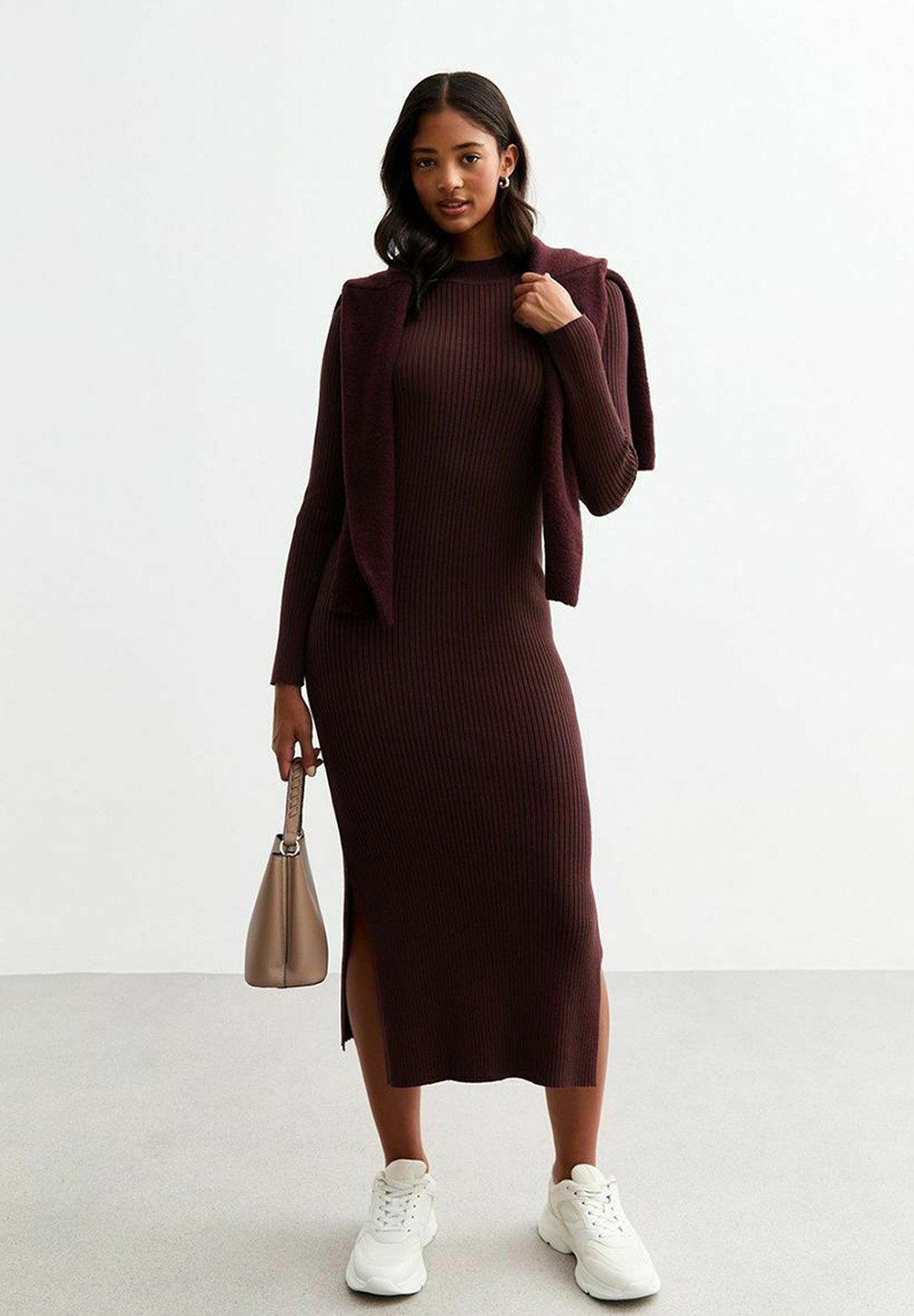 bodycon sweater dress near me Black NAZEF Color:Nude/Ivory/Silver Viscose/Nylon Jewel Tone Bridesmaids Dresses