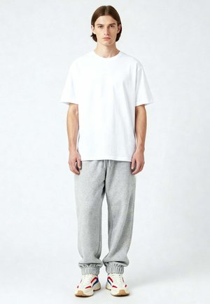 BASIC UNISEX JOGGER  - Pantaloni sportivi - mottled grey