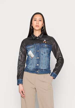 CHAQ MICKEY WORLD - Imitatieleren jas - black