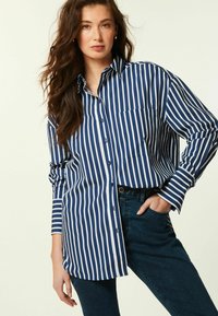 Next - Hemdbluse - blue stripe Thumbnail-Bild 1