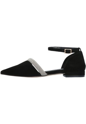 Varrelliset ballerinat - black