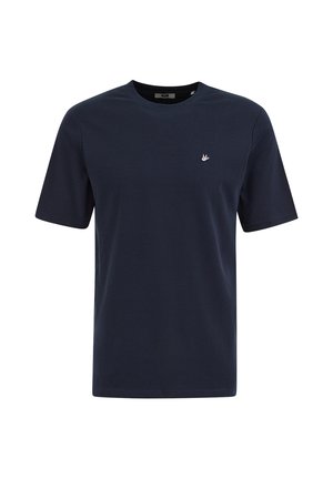WE Fashion, T-shirts basic - dark blue