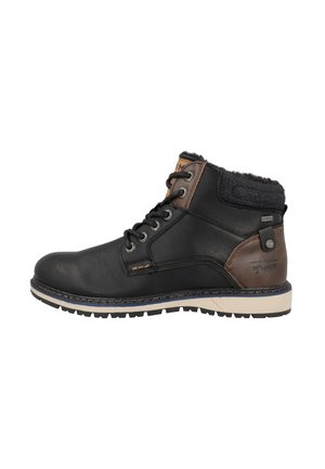 Botines con cordones - black
