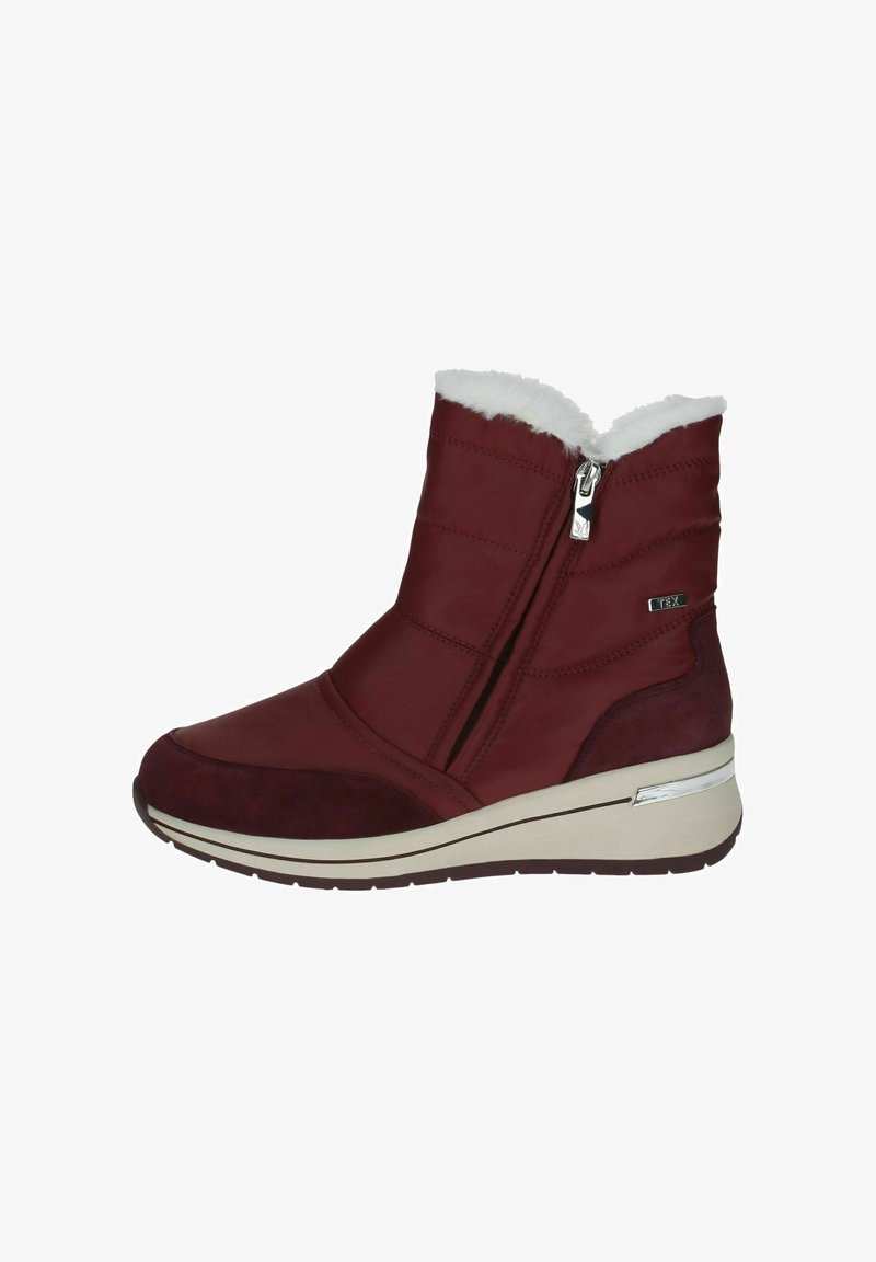 Caprice Téli csizmák - bordeaux comb