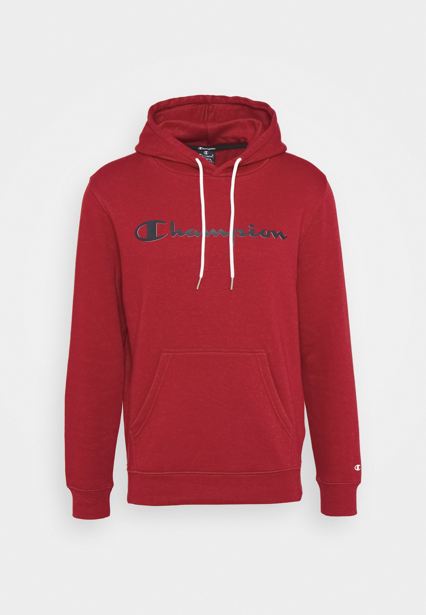 red champion zip up hoodie