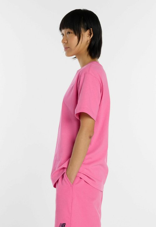 New Balance ATHLETICS JERSEY T-SHIRT. - Basic T-shirt - pink satin — foto 4
