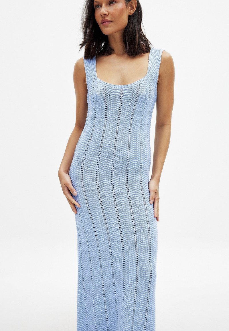 cream cable knitted dress Rowan Cream Cable Knit Maxi Dress - M Size - Women's Dresses main image 1