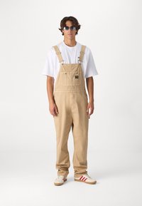 Stan Ray EARLS BIB UNISEX - Denim tuinbroek - antique khaki duck