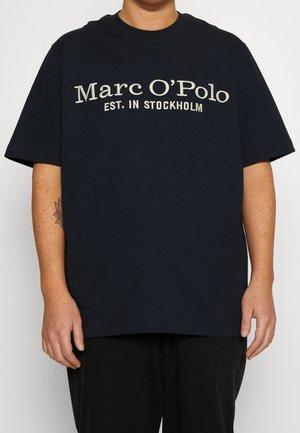 Print T-shirt - dark blue