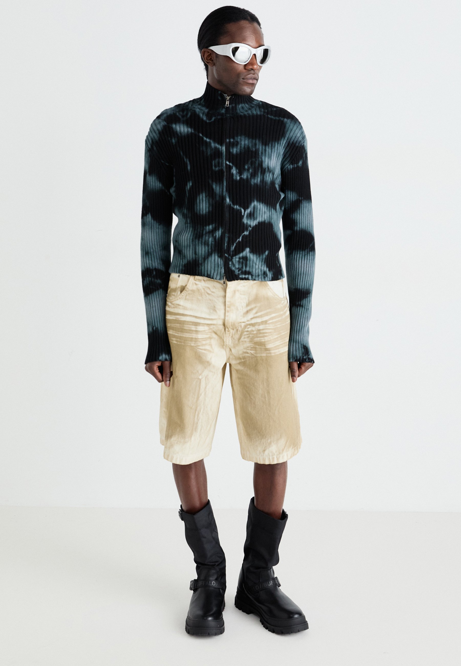【few, 】Gradation knit CD Men's Soufflé Yarn Gradation Crew Neck Jumper | UNIQLO UK