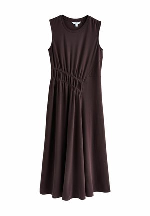 TALL FIT MIDI - Jerseykleid - chocolate brown