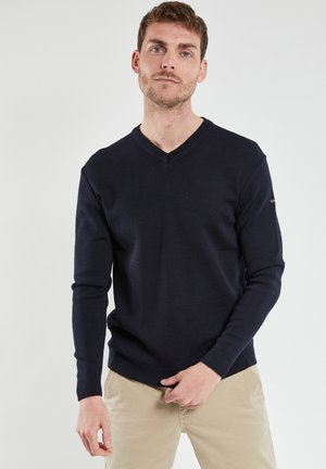 Armor lux V-NECK ELEGANT PULL - Pullover - rich navy