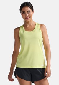 2XU AERO SINGLET - Top - limelight white reflective