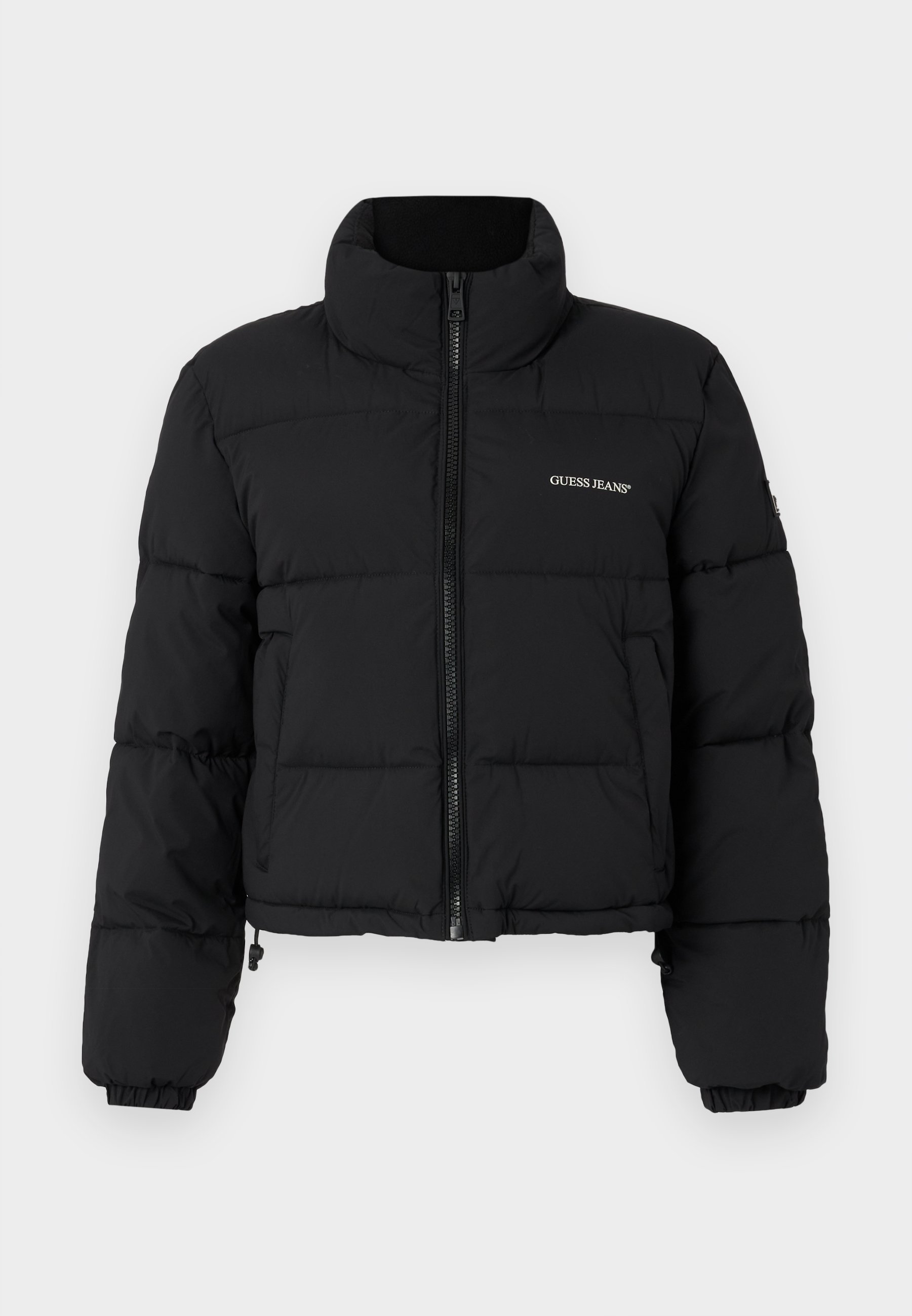 Breana Sleeveless Puffer Crop Gilet Jet Black A996 från Guess | Åhléns