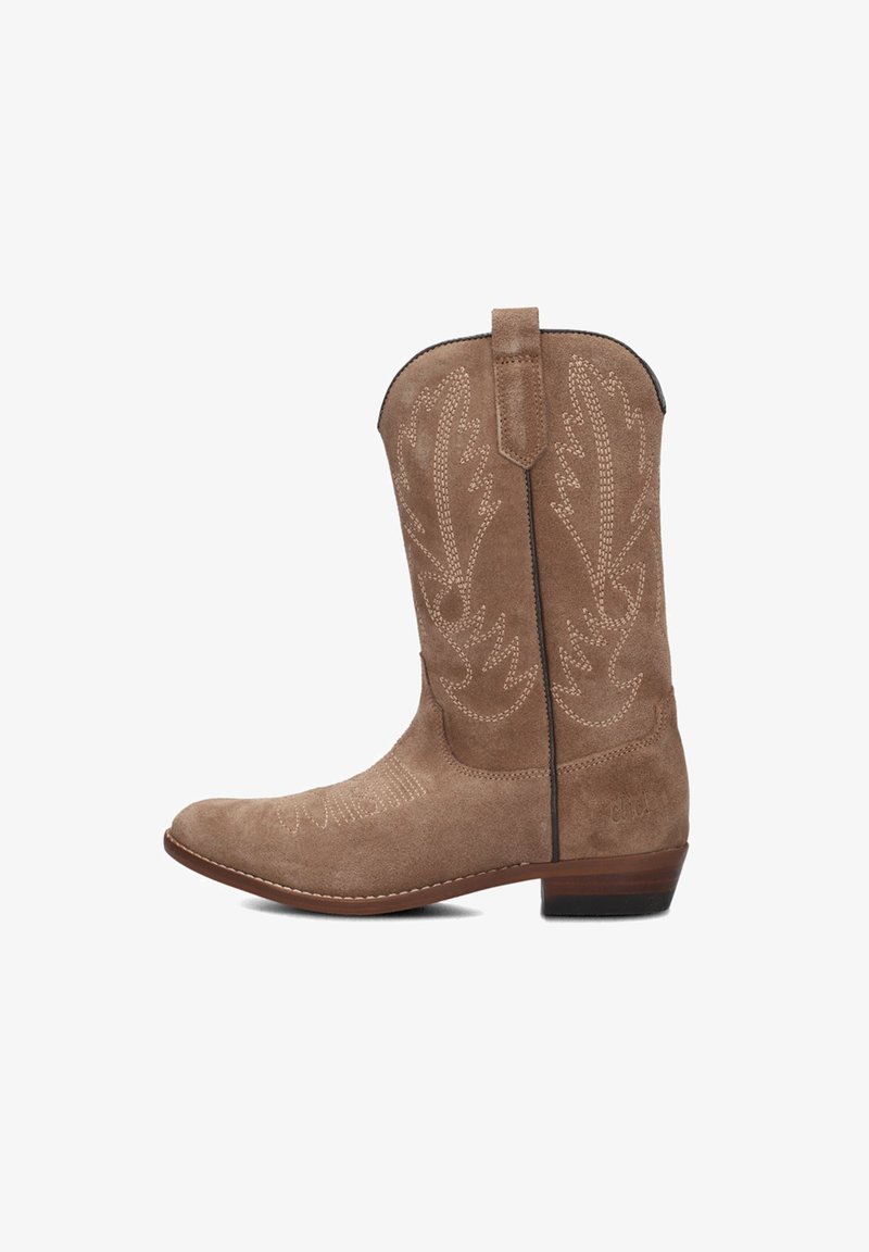 clic! Cowboy-/Bikerlaarzen - taupe