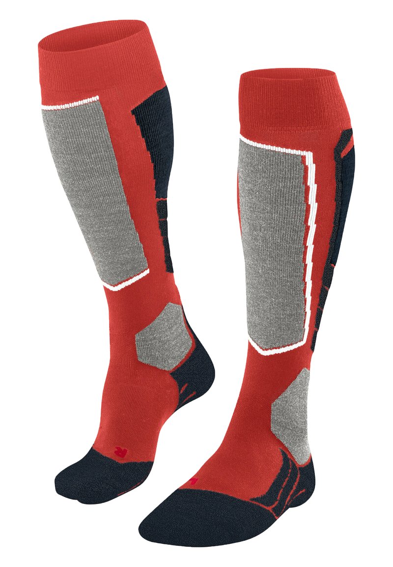 FALKE SK2 INTERMEDIATE - Kniekousen - tangerine