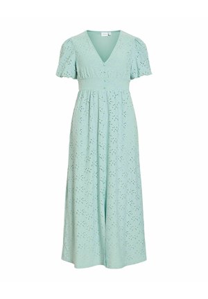 VILA, VIKAWA S/S ANKLE DRESS/1/KA - Maxikleid - blue surf