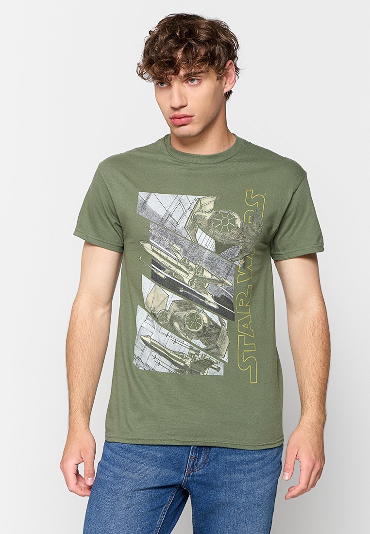 Star Wars T-shirt print groen