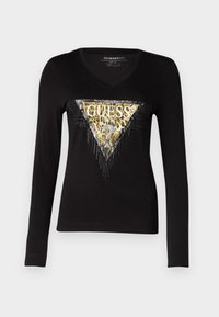 TRIANGLE TIGER - Ilgarankovis viršutinės dalies drabužis - jet black