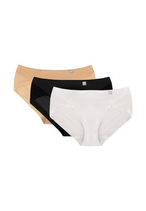 3-PACK - Slip - beige black white