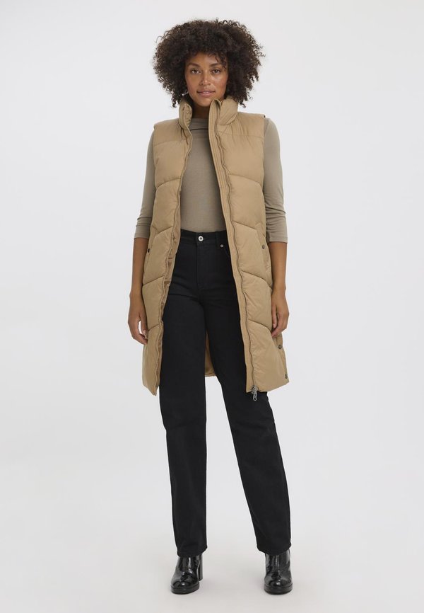 UPPSALA NOOS - Waistcoat - tigers eye