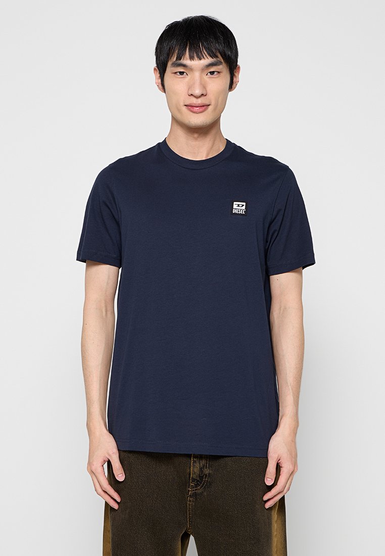 Diesel T-shirt basic blauw