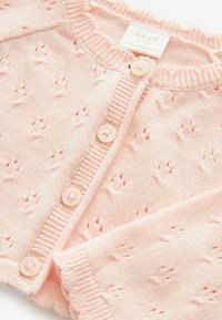 Next POINTELLE SHRUG REGULAR FIT - Adīta jaka - pink