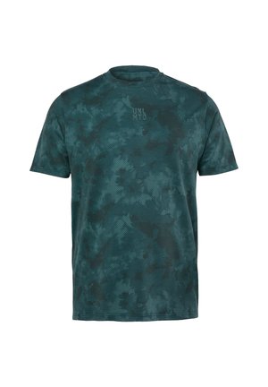 JP1880, T-SHIRT, FITNESS, SHORT SLEEVE, CAMOUFLAGE PRINT, QUICKDRY, UP TO 7XL - Print T-shirt - dark green