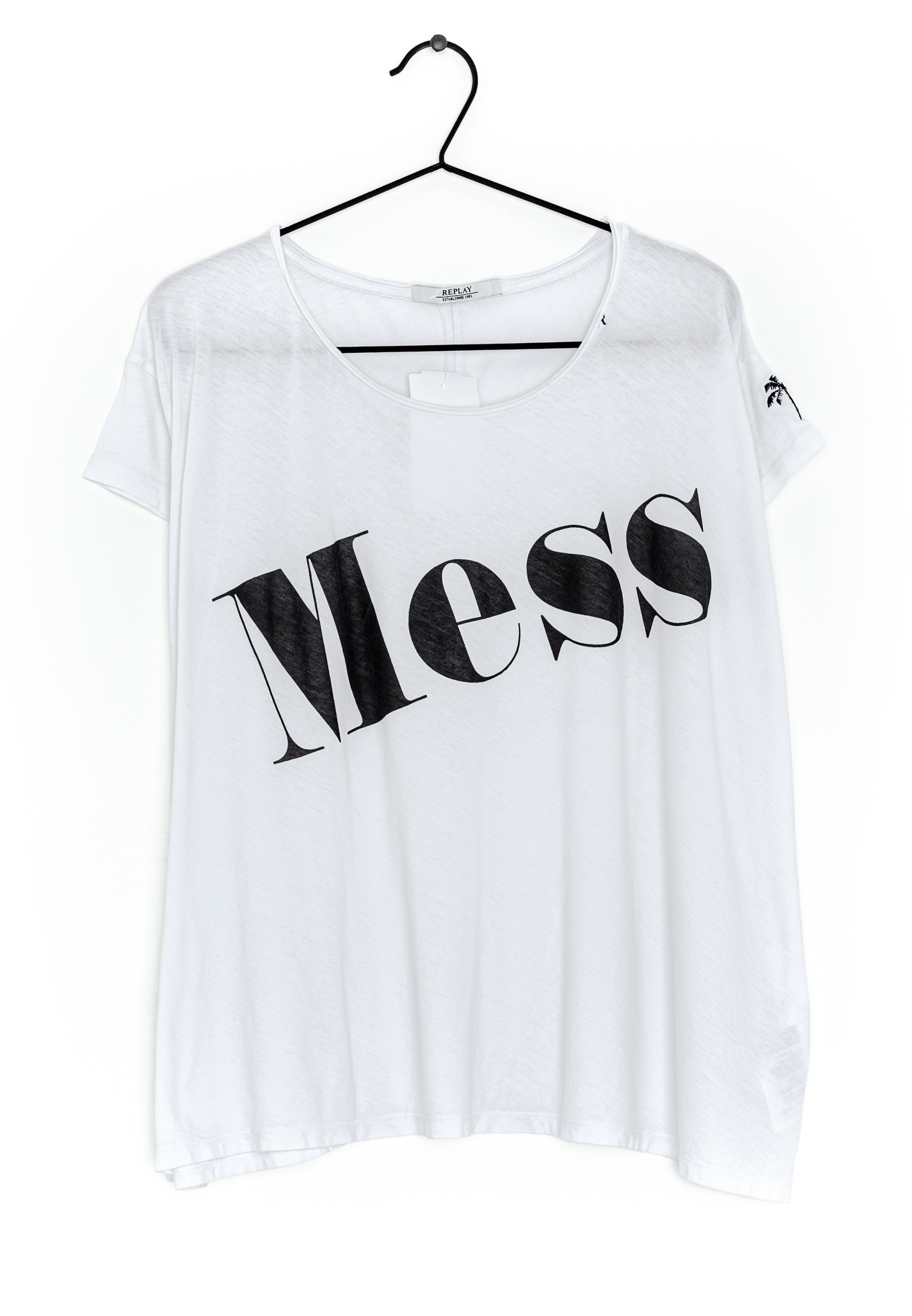Replay Print T-shirt - white - (Pre 