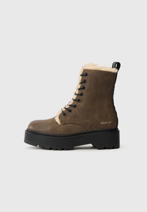 LUISA - Stivaletti stringati - brown