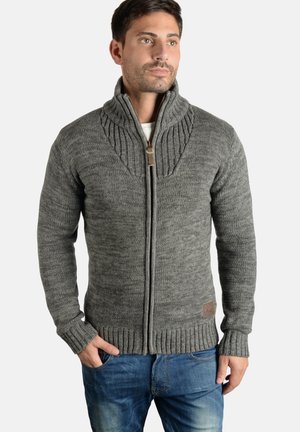 Solid SDPOMEROY - Strickjacke - dark grey