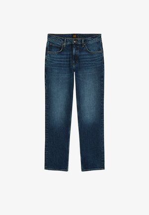 Lee, WEST REGULAR STRAIGHT - Дънки с прав крачол - dark-blue denim