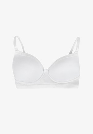 JoJo Maman Bébé, EMMA-JANE TRIM NURSING MATERNITY - REGULAR FIT - Still-BH - white