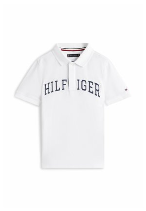 REGULAR FIT TEXTURED - Poloshirt - white