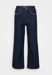 ONLTAMMY STUDS - Mom Jeans - dark blue denim