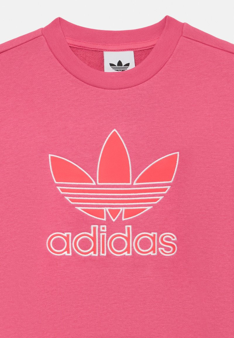adidas Originals TREFOIL CREW UNISEX Felpa pink fusion/lucid