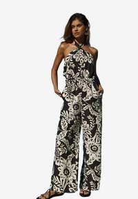 Jumpsuit - black white