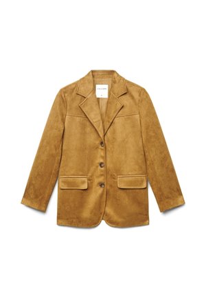 MONOPETTO EFFETTO - Veste en similicuir - tabacco