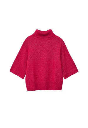 KNITTED SHORT SLEEVE  - Jersey de punto - red