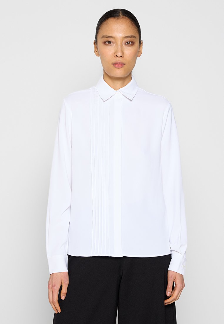 Karl Lagerfeld Overhemdblouse wit Karl Lagerfeld Overhemdblouse wit