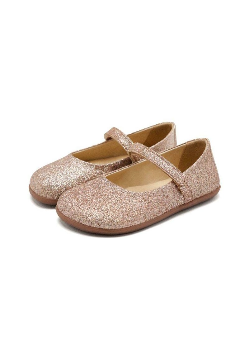 GIOSEPPO Ballerines Fille Cuir Or Rose Avec Nœud - Modèle Volders