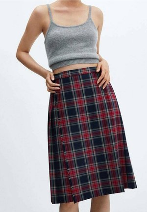 Áčková sukně - red